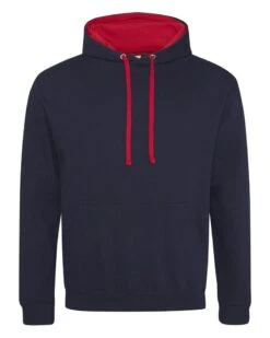 AWDis JHA003 - JUST HOODS By Adult Varsity Contrast Hood -Wordans Shop 930312 big