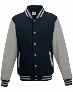 AWDis JHA043 - JUST HOODS By Adult Letterman Jacket -Wordans Shop 930507 big