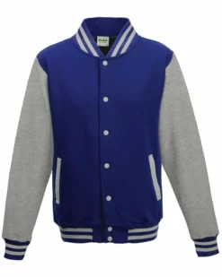 AWDis JHA043 - JUST HOODS By Adult Letterman Jacket -Wordans Shop 930513 big
