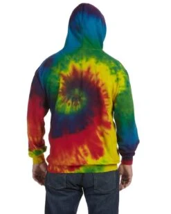 Colortone T328R - Adult Reactive Rainbow Pullover Hood -Wordans Shop 934515 back big