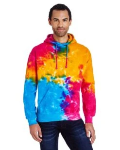 Colortone T366R - Adult Multi Rainbow Hood