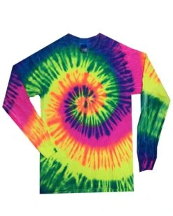 Colortone T904P - Youth Neon Rainbow Long Sleeve Tee