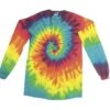 Colortone T934R - Youth Reactive Rainbow Long Sleeve Tee