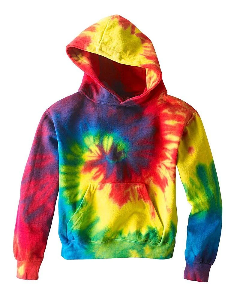 Colortone T937R - Youth Reactive Rainbow Pullover Hood 1 Colortone T937R - Youth Reactive Rainbow Pullover Hood