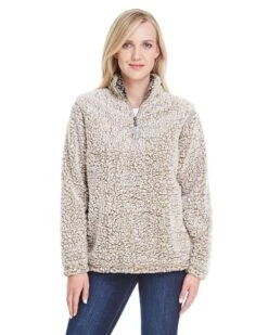 J. America JA8451 - Ladies' Epic Sherpa 1/4 Zip
