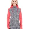 J. America JA8618 - Ladies' Cosmic Colorblock Pullover Hood