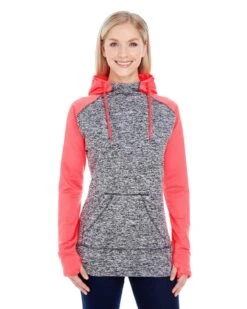 J. America JA8618 - Ladies' Cosmic Colorblock Pullover Hood