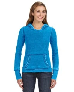 J. America JA8912 - Ladies' Zen Pullover Hood -Wordans Shop 938445 big
