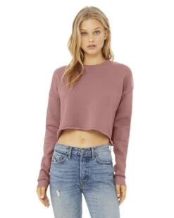 BELLA+CANVAS B7503 - Women's Cropped Crew Fleece -Wordans Shop 944631 big