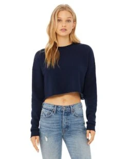 BELLA+CANVAS B7503 - Women's Cropped Crew Fleece -Wordans Shop 944634 big