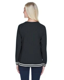 J. America JA8652 - Ladies' Relay Crew Fleece -Wordans Shop 945276 back big