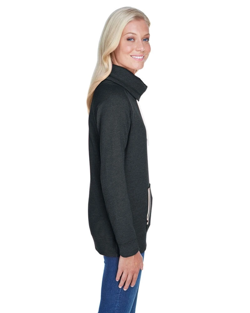J. America JA8653 - Ladies' Relay Cowl Neck Fleece 2 J. America JA8653 - Ladies' Relay Cowl Neck Fleece - Image 2