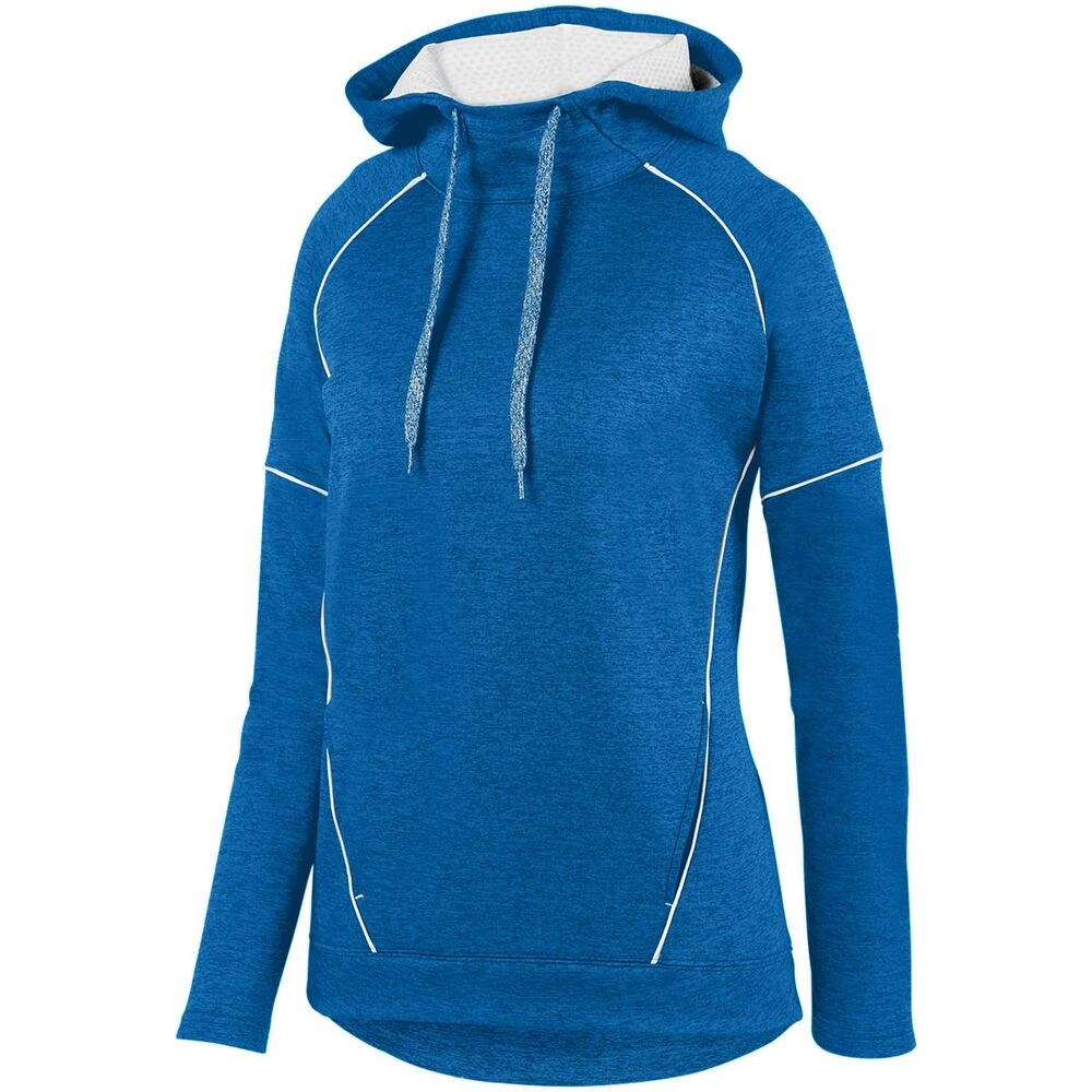 Augusta Sportswear 5556 - Ladies Zoe Tonal Heather Hoodie 4 Augusta Sportswear 5556 - Ladies Zoe Tonal Heather Hoodie - Image 4
