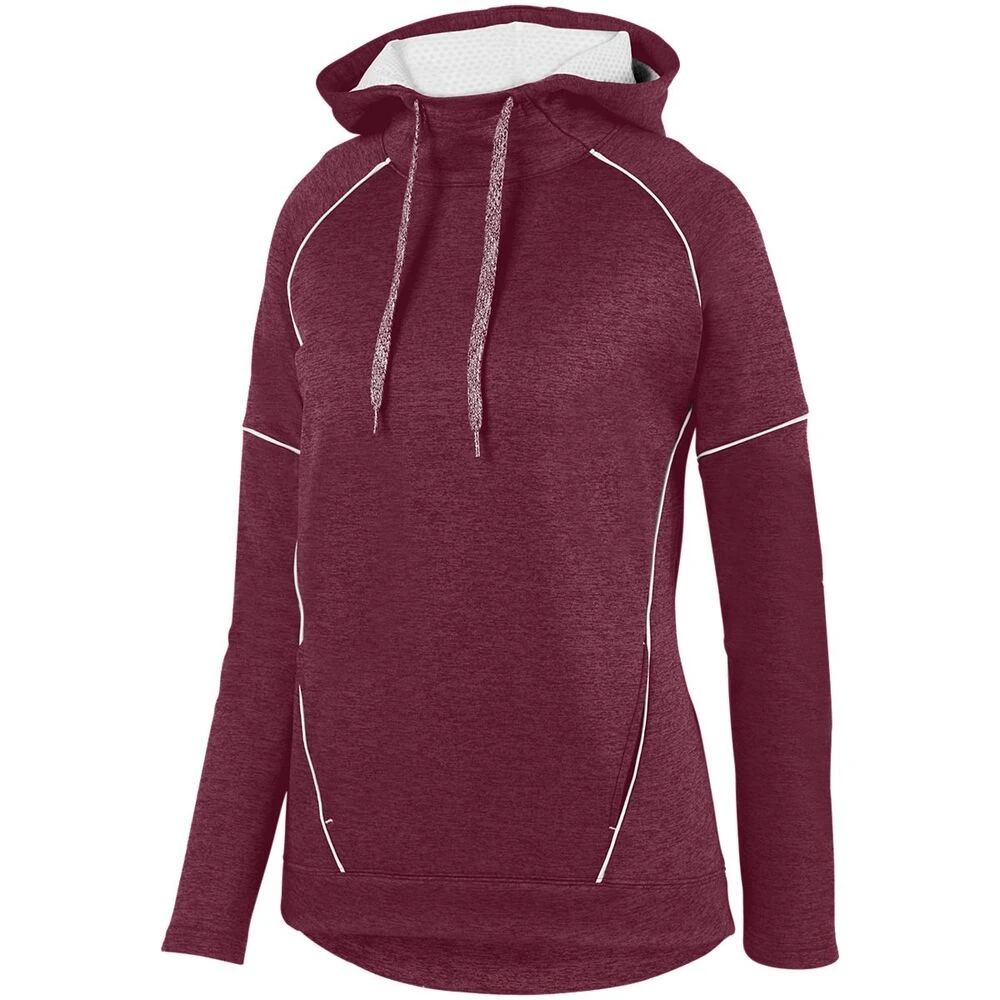 Augusta Sportswear 5556 - Ladies Zoe Tonal Heather Hoodie 7 Augusta Sportswear 5556 - Ladies Zoe Tonal Heather Hoodie - Image 7