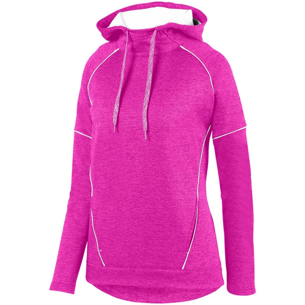 Augusta Sportswear 5556 - Ladies Zoe Tonal Heather Hoodie 10 Augusta Sportswear 5556 - Ladies Zoe Tonal Heather Hoodie - Image 10