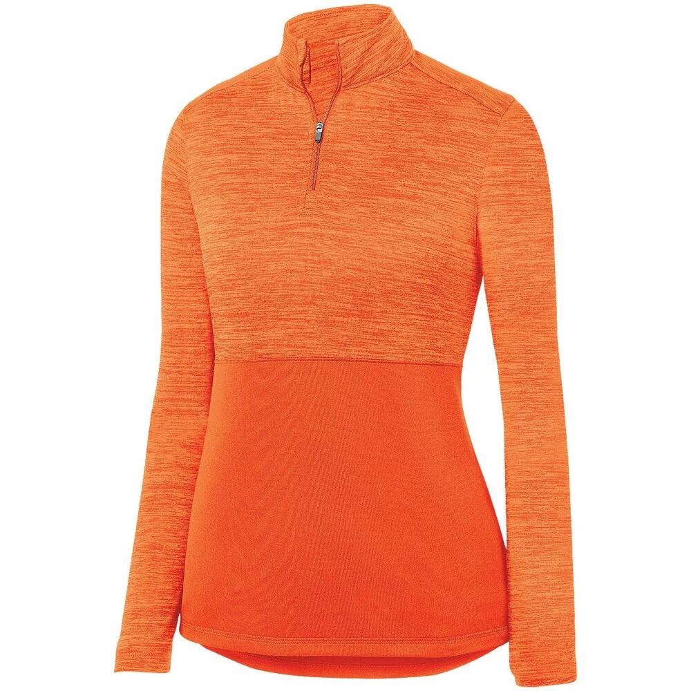 Augusta Sportswear 2909 - Ladies Shadow Tonal Heather 1/4 Zip Pullover 3 Augusta Sportswear 2909 - Ladies Shadow Tonal Heather 1/4 Zip Pullover - Image 3