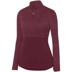 Augusta Sportswear 2909 - Ladies Shadow Tonal Heather 1/4 Zip Pullover 14 Augusta Sportswear 2909 - Ladies Shadow Tonal Heather 1/4 Zip Pullover -Wordans Shop 967761 big