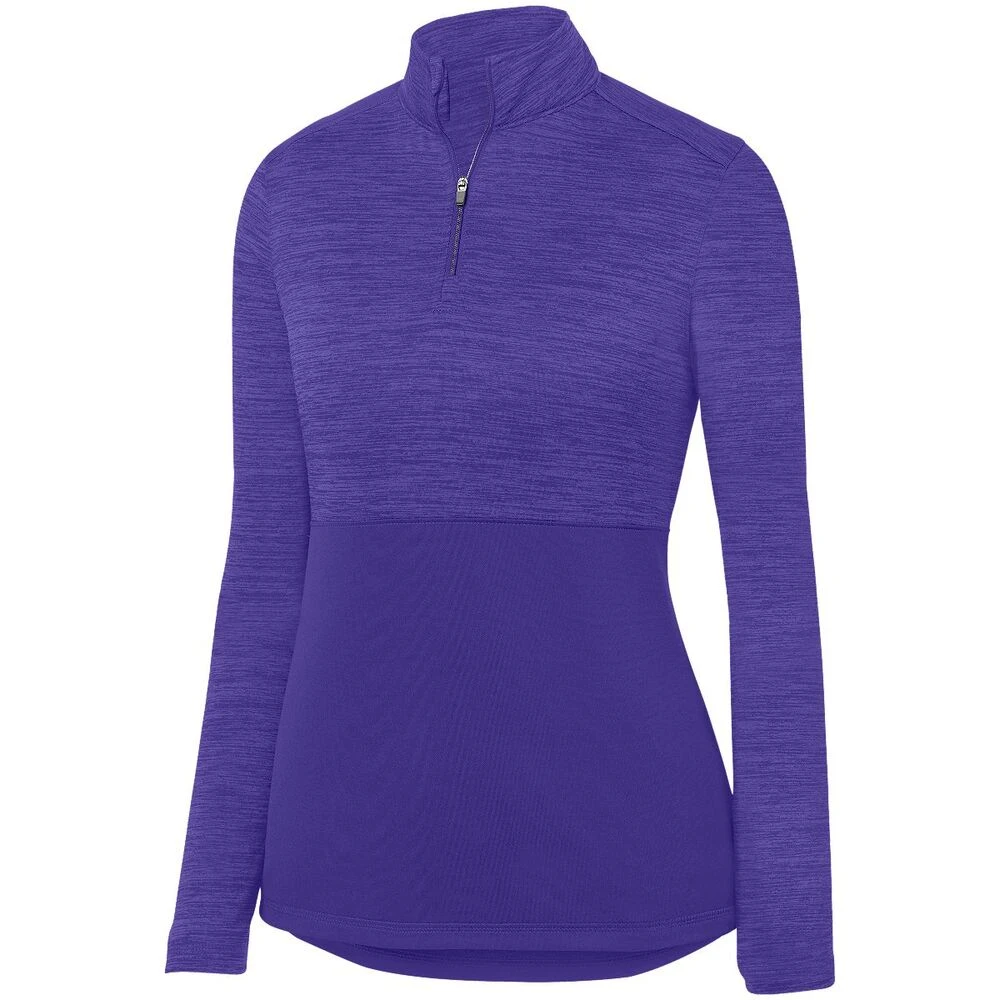 Augusta Sportswear 2909 - Ladies Shadow Tonal Heather 1/4 Zip Pullover 4 Augusta Sportswear 2909 - Ladies Shadow Tonal Heather 1/4 Zip Pullover - Image 4